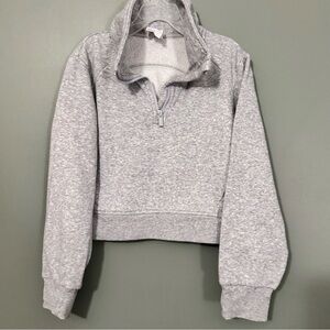 Gray Girls QuaterZip